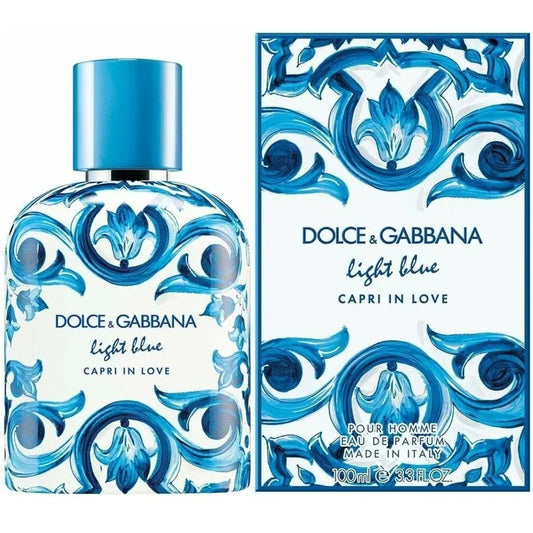 DOLCE & GABBANA Light Blue Capri In Love 3.4 oz EDP for men